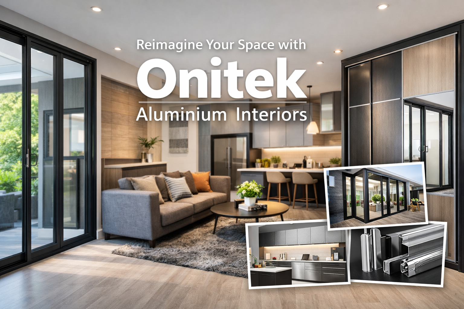 Reimagine Your Space with Onitek Aluminium Interiors