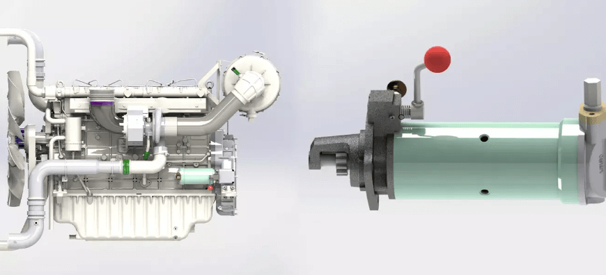 Diesel Engine Spring Starter: W-Series Power for the Largest Engines