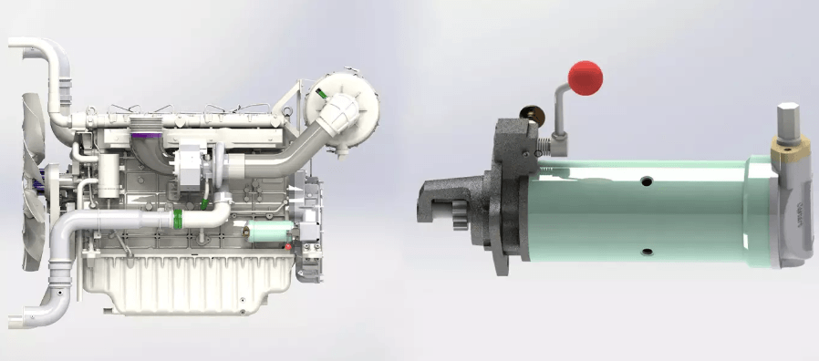 Diesel Engine Spring Starter: W-Series Power for the Largest Engines