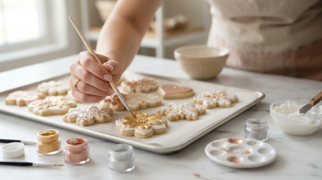 How to Make Cakes Shine with Luster Dust